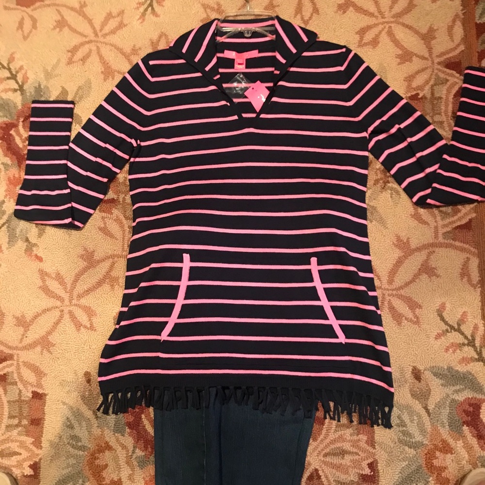 _SOLD_______LILLY PULITZER COLLARED TOP - Picture 1 of 14